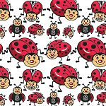 БОЖЬИ КОРОВКИ (MULTI/WHT GD. N/0064/16R LADYBUG)