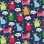 СИНИЕ КОТЫ (MULTI/WHTE GD.N0045/17R) СИНИЕ КОТЫ (MULTI/WHTE GD.N0045/17R)